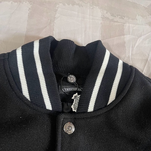 Chrome Hearts Classic Cross Metallic Black Jacket - Picture 3 of 12